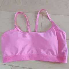 ピンク スリムフィット ヨガブラ
