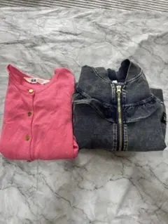 ウィンドブレーカー 110 122ジャンパー カーディガン ブルゾン 3点セット