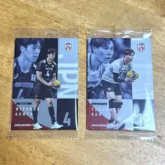 男子バレーボール 日本代表 ツインウエハース2026宮浦健人 高橋藍