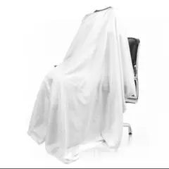 散髪ケープ　新品　ホワイト　ヘアカット　美容室　美容師　ヘアカラー