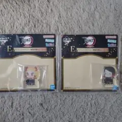 一番くじ　鬼滅の刃　E賞　煉獄杏寿郎　魘夢　アクリッツマスコット