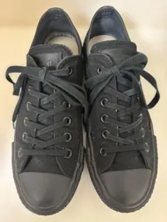CONVERSE コンバース オールブラック ローカット 23.5cm
