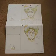 進撃の巨人　両面ポスター#♡⑮　エレン　縦