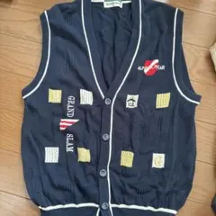 Munsingwear GRAND SLAM ベスト ネイビー