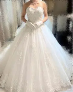 YNS wedding ドレス　2way 専用パニエ付き