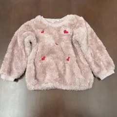 バースデイ　ハート柄トレーナー