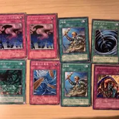 遊戯王　スキルドレイン　字レア　304　増援　初版　砂塵の大竜巻　04環境