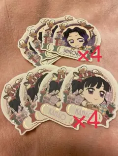 鬼滅の刃　クリスマス2025 プレゼントBOX風ステッカーセット　しのぶ　カナヲ