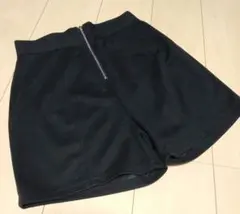 美品☆微起毛ショートパンツ ブラック