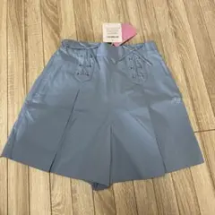 ライトブルー ハーフパンツ Sサイズ