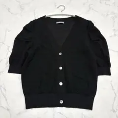極美品 セオリーリュクス 25SS LUTON KELSEYカーディガン 黒40のサムネイル
