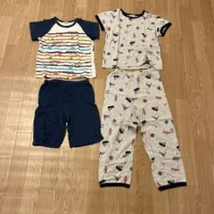 120cm 夏パジャマセット ミキハウス　ホットビスケッツ