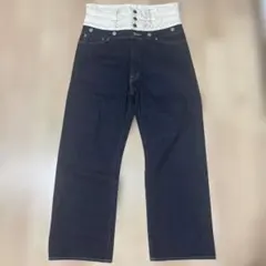 タグ付き　GANRYU 4連　デニム　パンツ　ギャルソン GANRYU 4連 デニム パンツ ギャルソン - メルカリ