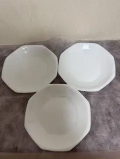 【09】ヤマザキ春のパン祭りパンまつりのお皿白いデリッシュ皿3枚