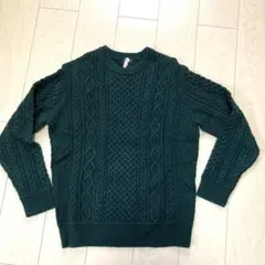 ユニクロ ケーブルニット Ｌ