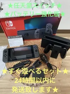Nintendo Switch ニンテンドースイッチ本体　グレー①