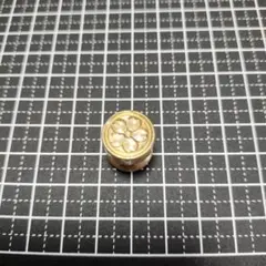 金属製 桜型シーリングスタンプヘッド ネジ穴付き