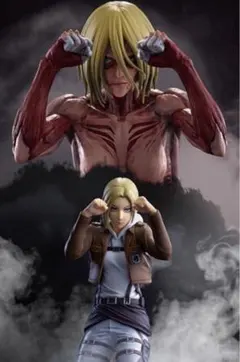 進撃の巨人　一番くじ　壁の外の世界　A賞　女型の巨人　B賞　アニ　フィギュア