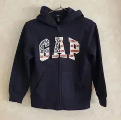 GAP ジップアップパーカー 130cm ネイビー