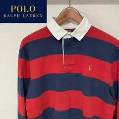 ポロラルフローレン ラガーシャツ ポロシャツ　長袖　ボーダー