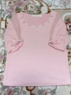 レイカズン ピンク　半袖　カットソーのサムネイル