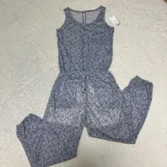 タグ付き　ジーユー　プリントコンビネゾン　　M