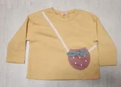 natural alamode いちご トレーナー 裏起毛