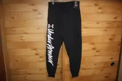 XXL　アンダーアーマー　裏起毛スウェットジョガーパンツ　黒　1379776