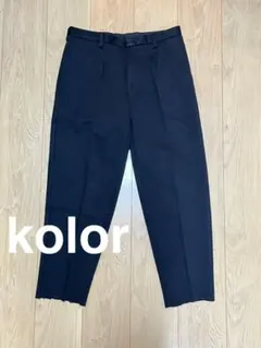 kolor 黒ウールスラックスのサムネイル