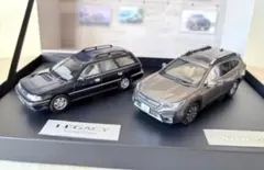 SUBARUミニカー レガシィ アウトバック 1/43スケールモデル 2台セット