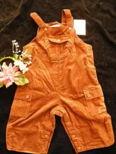 ☆新品タグ付☆ELLE　エル　コーデュロイのショートオール90