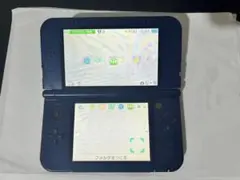 【通電確認】 new ニンテンドー 3DS LL メタリック ネイビー 本体