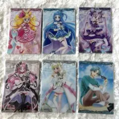 プリキュア　ウエハース 12 6枚セット