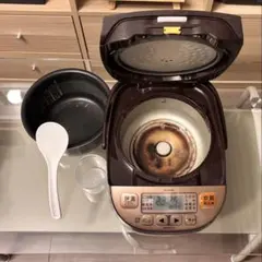 美品！象印炊飯器 NL-BB05 2017年製 Amazon | 象印 炊飯機 マイコン式 3合 シャンパンホワイト NL-BB05-WM