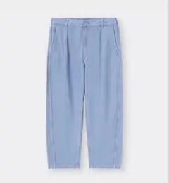 GU カーブタックパンツ デニム