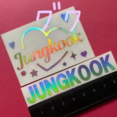 グク ハート BTS ペンライト ステッカー アミボム