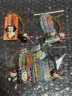 ハローキティ HelloKitty ご当地ストラップ 4個セット