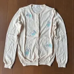 アナトリエ　花柄刺繍　カーディガン　長袖のサムネイル