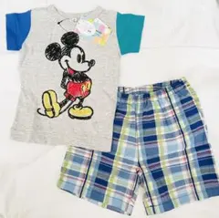 【新品】アンパサンド　ミッキー　パジャマ　80cm