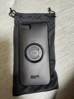 SP コネクト　iPhone SE用ケース ブラック 収納袋付き