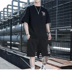 メンズ2点セット,Tシャツ,カジュアルショーツ,スポーツウェア,ジョギングパ95