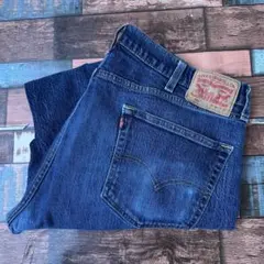 カ*足様 ビンテージ　古着　リーバイス505 バギー　デニムジーンズ　W38L3