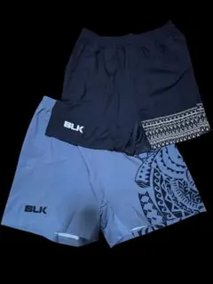 即完売新品 BLK ラガーパンツ ラグビーショーツSizeL2枚セット - メルカリ