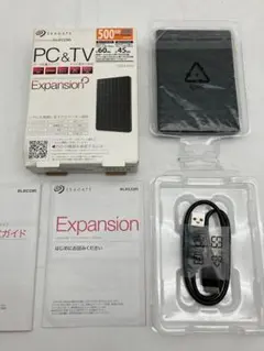 미사용 品 外付けポータブルハードディスク SGP-NX005UBK