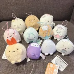 新品未使用！タグ付き！すみっコぐらし ゴムひも付きマスコット