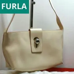 FURLA フルラ ハンドバッグ レザー ベージュ