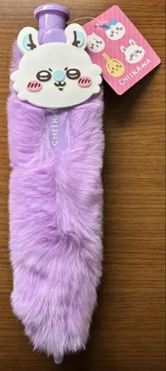 ちいかわ ふわふわ BIGボールペン パープル　モモンガ