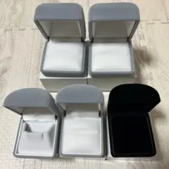 ジュエリーケース 5個セット グレー ブラック