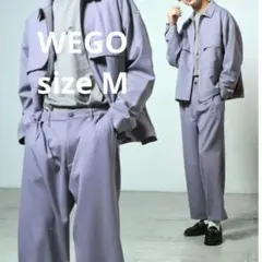 美品ウィゴー M 春物 オーバーサイズジャケット テーパードパンツ セットアップ