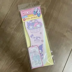 【新品・未使用】My Melody インソール 　中敷き　ピンク　　17〜21